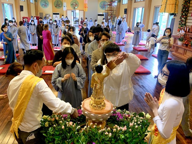 The Vesak Great Ceremony at Hoang Phap Temple in Jeonju City - South Korea